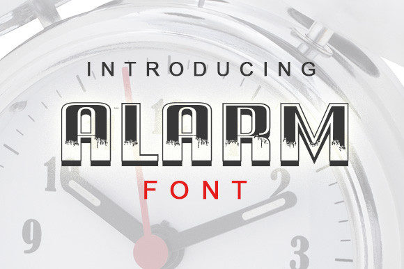 Alarm: Elegant Handwritten Typography