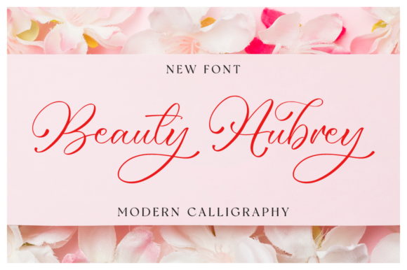 Beauty Aubrey: Elegant Handwritten Font for Meaningful Design