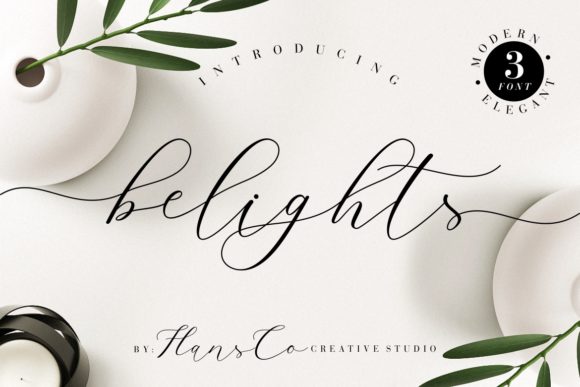 Belights: A Handwritten Font Built for Authenticity and Versatility