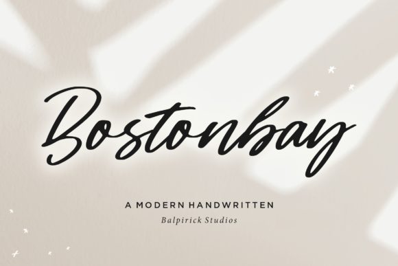 Bostonbay: The Handwritten Font Redefining Personal Connection in Digital Design