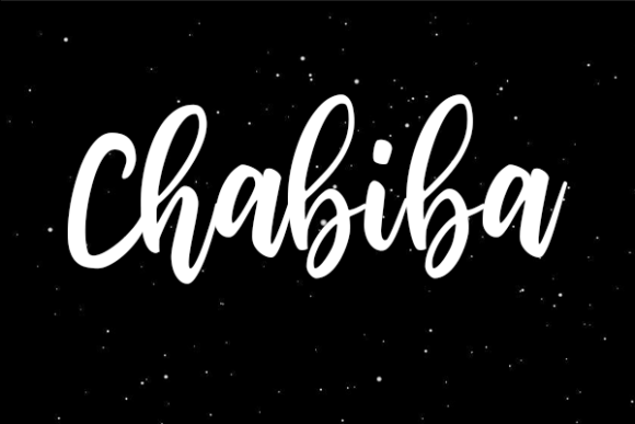 Chabiba: A Handwritten Font That Fits Your Creative Workflow