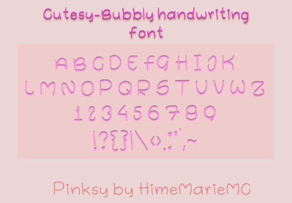 Cutesy Bubbly: The Handwritten Font That Brings Warmth, Personality, and Clarity to Your Designs