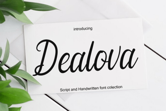 Dealova: The Handwritten Font That Brings Warmth, Personality, and Versatility to Every Project