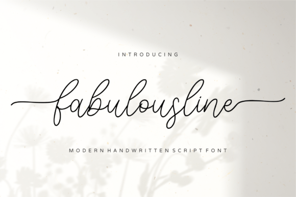 Fabulousline: The Handwritten Font That Adds Warmth, Personality, and Polish to Real-World Design