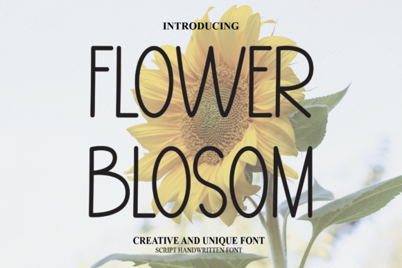 Flower Blosom: The Handwritten Font That Feels Like a Thoughtful Note