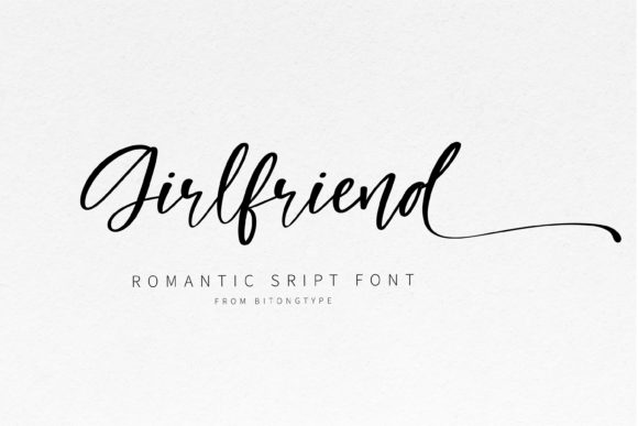 Girl Friend Font: Elegance That Flows Naturally Across Your Designs