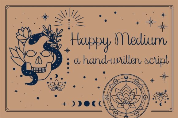 Happy Medium: A Quirky Handwritten Font That Brings Warmth and Authenticity to Your Projects
