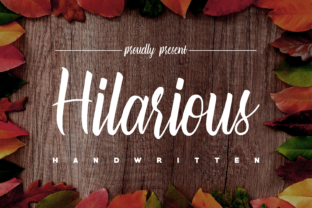 Hilarious: A Stylish Handwritten Font That Delivers Personality and Clarity