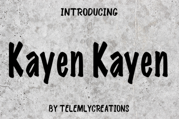 Kayen Kayen: A Handwritten Font That Feels Human