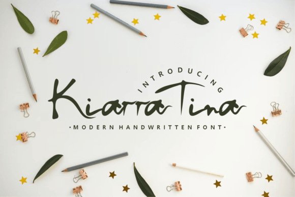 Kiarra Tina: Elegant Handwritten Font