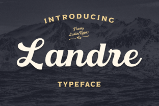 Landre: Where Handwritten Charm Meets Modern Design Versatility