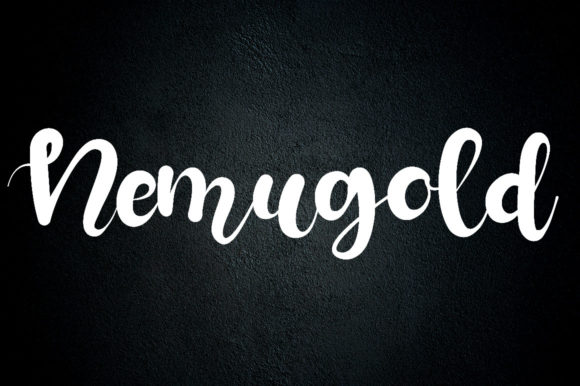 Nemugold: A Trendy Handwritten Font