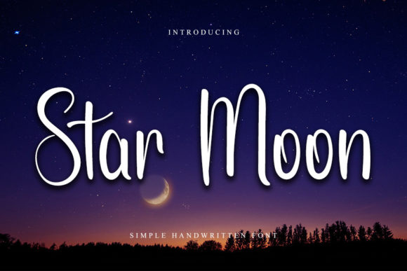 Star Moon Font: A Timeless Handwritten Typeface for Modern Creativity