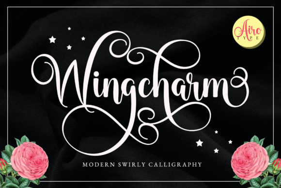 Wingcharm Font: A Majestic Handwritten Typeface for Creative Excellence