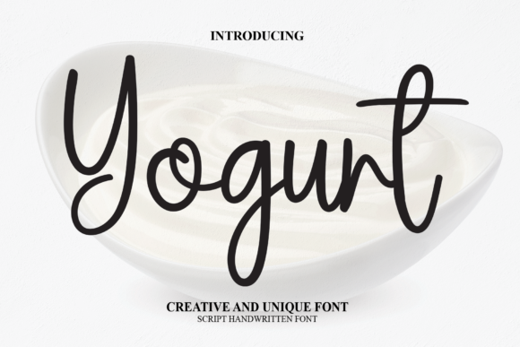 Yogurt: A Sweet Handwritten Font That Delivers—When Used Thoughtfully