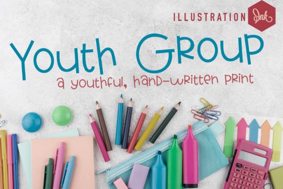 Youth Group: A Whimsical Handwritten Font for Playful, Human-Centered Design